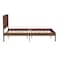 Flash Furniture Brown Full Wooden Platform Bed with Headboard MG09003FB-F-BRN-GG - alternate 4